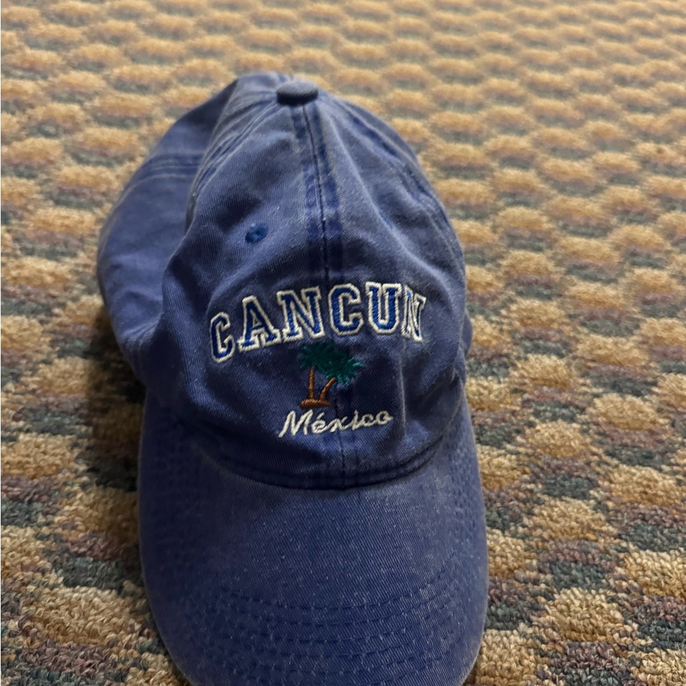 Blue Cancun Mexico Hat